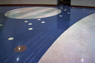 Far Fields, detail, ©1996<br>Terrazzo Floor <br>
site: 3000sq' <br>
Commission for the Cancer Institute of New Jersey, New Brunswick, New Jersey