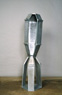 Hoodoo, ©1987<br>Galvanized Steel <br>
62h x 16w x 15d (inches) <br>
Estate of Charles Fahlen <br>
Exhibited: Lawrence Oliver Gallery, 1987, Tavelli Gallery, 1989